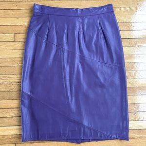 🍇 Vintage purple leather skirt 🍇